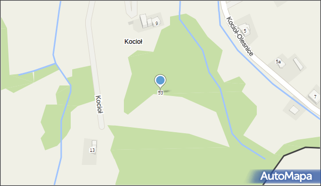 Kocioł, Kocioł, 53, mapa Kocioł