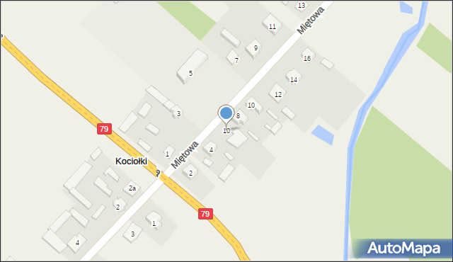 Kociołki, Kociołki, 10, mapa Kociołki