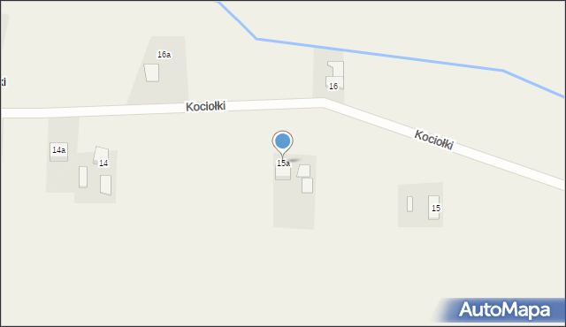 Kociołki, Kociołki, 15a, mapa Kociołki