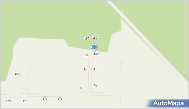 Kociołki-Las, Kociołki-Las, 18e, mapa Kociołki-Las