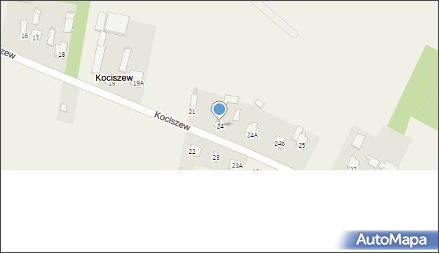 Kociszew, Kociszew, 24, mapa Kociszew