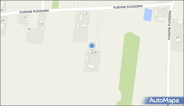 Kociszew, Kociszew, 4, mapa Kociszew