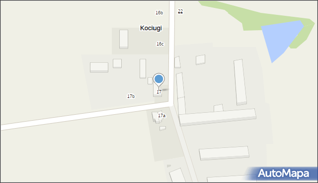 Kociugi, Kociugi, 17, mapa Kociugi