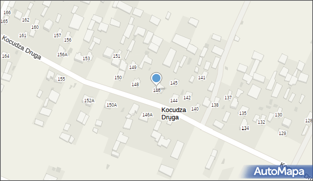 Kocudza Druga, Kocudza Druga, 146, mapa Kocudza Druga