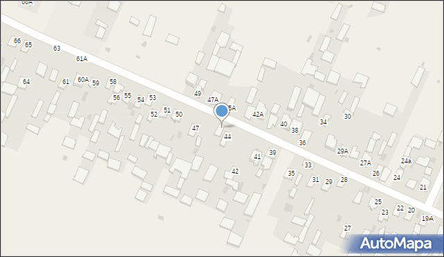 Kocudza Trzecia, Kocudza Trzecia, 45, mapa Kocudza Trzecia