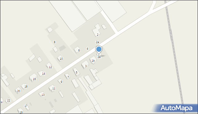 Koczergi, Koczergi, 1a, mapa Koczergi