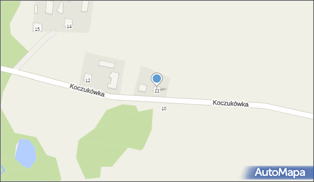 Koczukówka, Koczukówka, 11, mapa Koczukówka