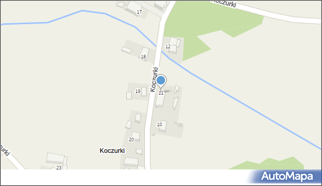 Koczurki, Koczurki, 11, mapa Koczurki