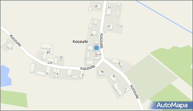 Koczurki, Koczurki, 21, mapa Koczurki