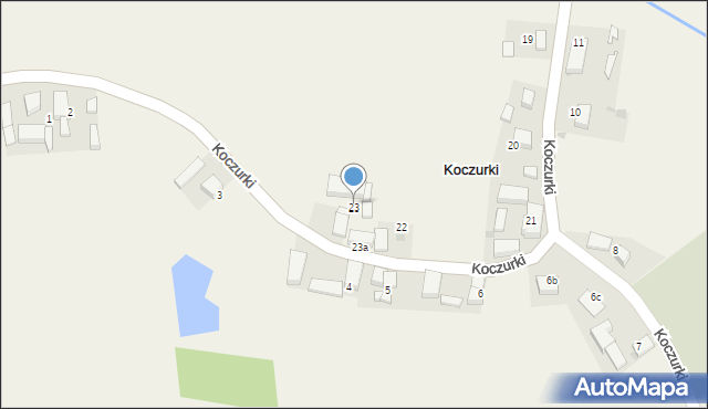 Koczurki, Koczurki, 23, mapa Koczurki