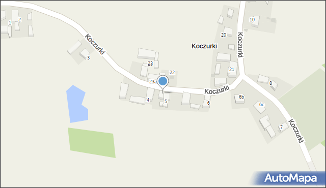 Koczurki, Koczurki, 5a, mapa Koczurki