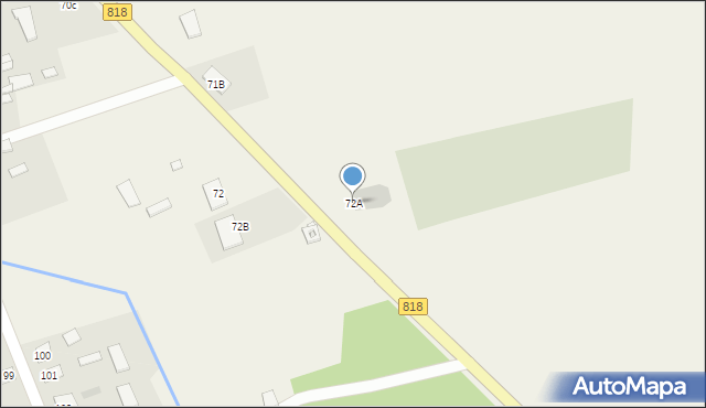 Kodeniec, Kodeniec, 72A, mapa Kodeniec