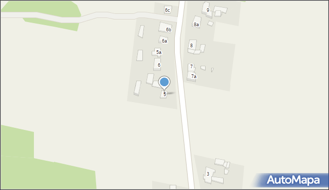 Kodrąbek, Kodrąbek, 5, mapa Kodrąbek