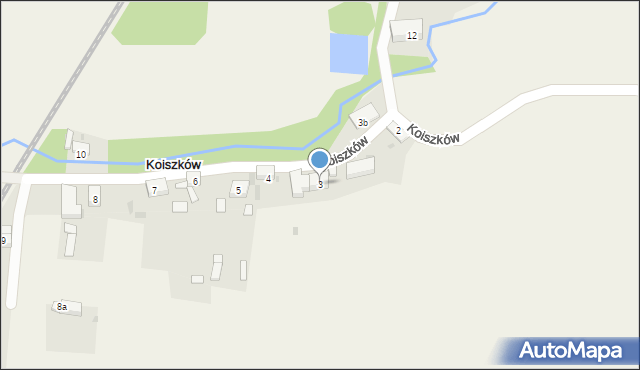 Koiszków, Koiszków, 3, mapa Koiszków