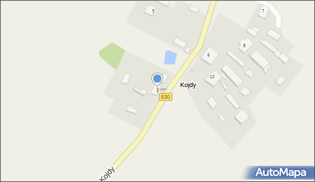 Kojdy, Kojdy, 2, mapa Kojdy