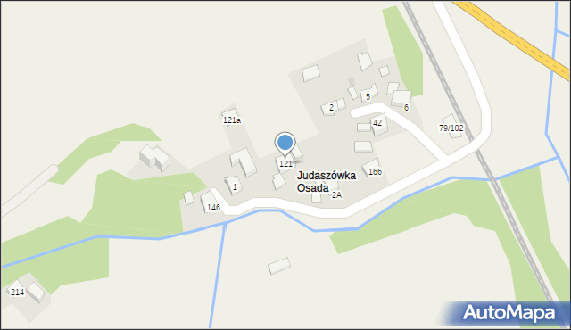 Kojszówka, Kojszówka, 121, mapa Kojszówka