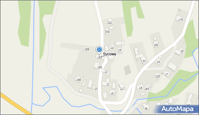 Kojszówka, Kojszówka, 142, mapa Kojszówka