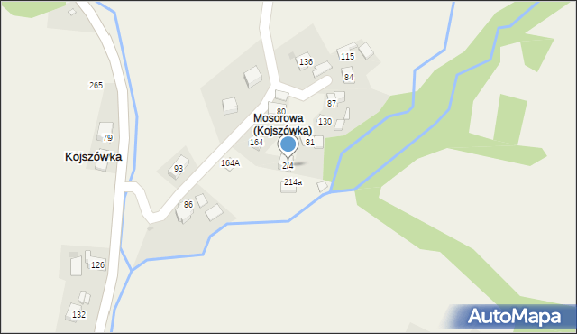 Kojszówka, Kojszówka, 2/4, mapa Kojszówka