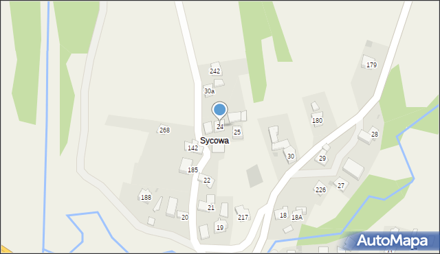 Kojszówka, Kojszówka, 24, mapa Kojszówka