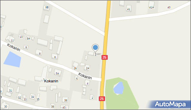 Kokanin, Kokanin, 2, mapa Kokanin