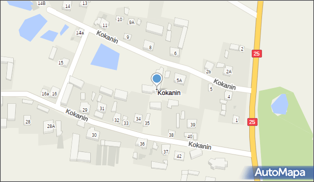 Kokanin, Kokanin, 7, mapa Kokanin