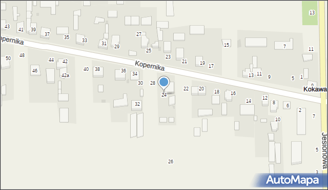 Kokawa, Kopernika Mikołaja, 24, mapa Kokawa