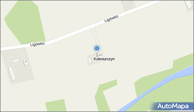 Kokoszczyn, Kokoszczyn, 4, mapa Kokoszczyn