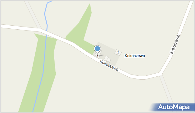 Kokoszewo, Kokoszewo, 3, mapa Kokoszewo