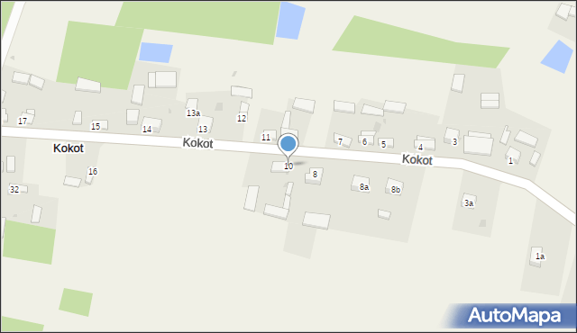 Kokot, Kokot, 10, mapa Kokot