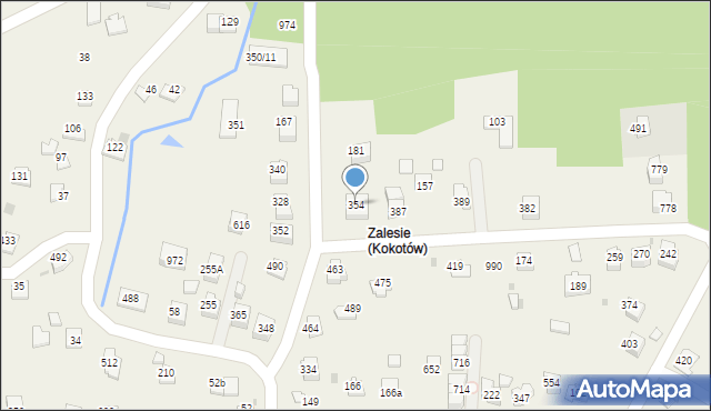 Kokotów, Kokotów, 354, mapa Kokotów