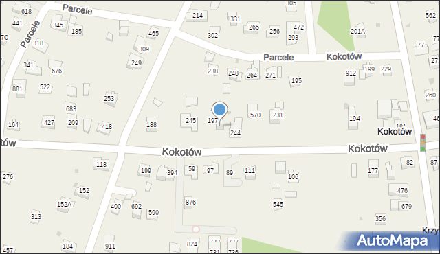 Kokotów, Kokotów, 402, mapa Kokotów