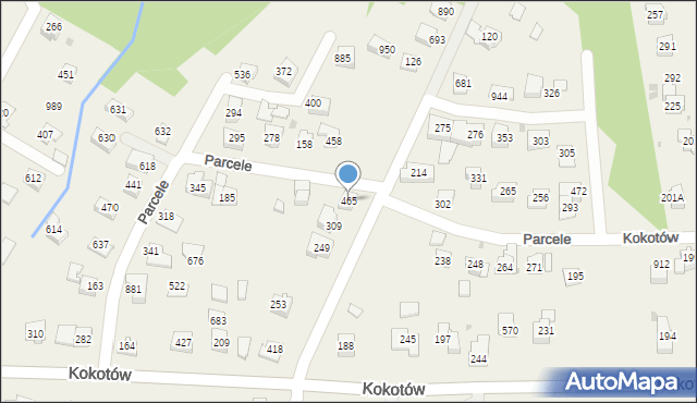 Kokotów, Kokotów, 465, mapa Kokotów