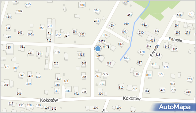 Kokotów, Kokotów, 467, mapa Kokotów