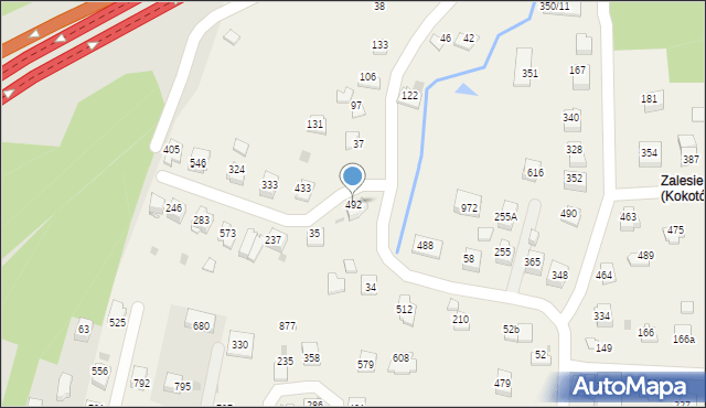 Kokotów, Kokotów, 492, mapa Kokotów