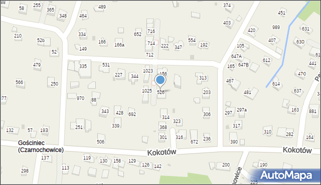 Kokotów, Kokotów, 526, mapa Kokotów