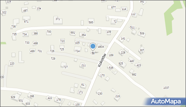 Kokotów, Kokotów, 56, mapa Kokotów