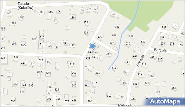 Kokotów, Kokotów, 647, mapa Kokotów