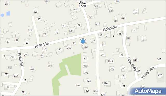 Kokotów, Kokotów, 65A, mapa Kokotów