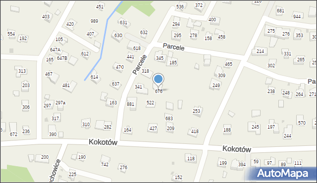 Kokotów, Kokotów, 676, mapa Kokotów