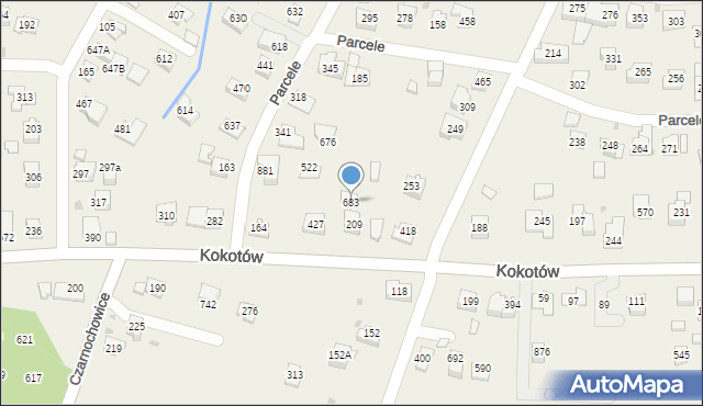 Kokotów, Kokotów, 683, mapa Kokotów