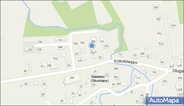 Kokotów, Kokotów, 711, mapa Kokotów