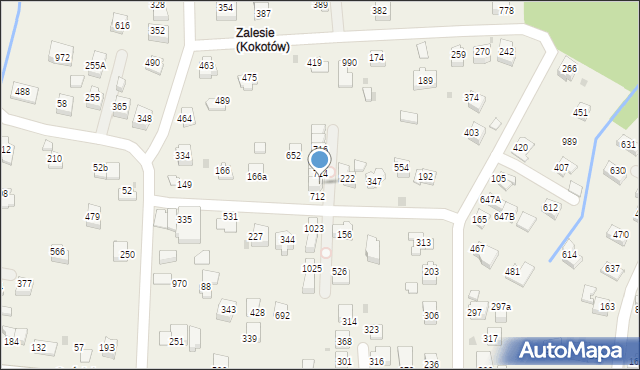 Kokotów, Kokotów, 713, mapa Kokotów