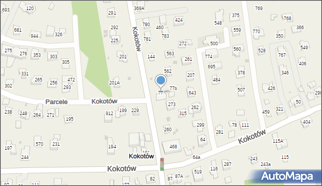 Kokotów, Kokotów, 77, mapa Kokotów