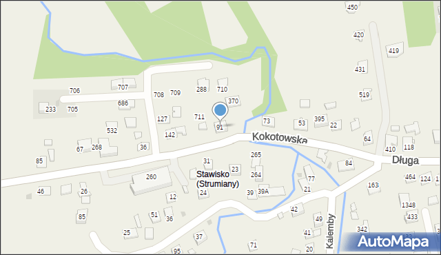 Kokotów, Kokotów, 91, mapa Kokotów