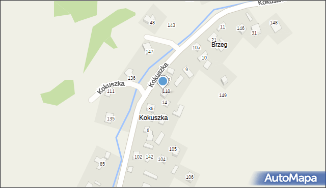 Kokuszka, Kokuszka, 118, mapa Kokuszka