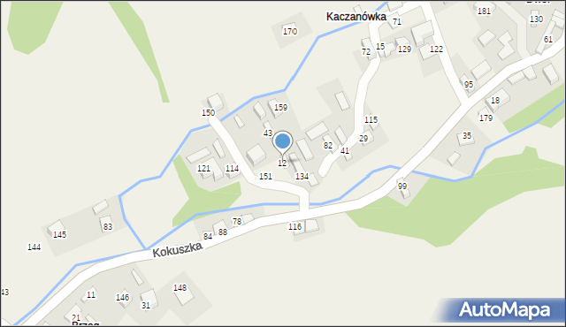 Kokuszka, Kokuszka, 12, mapa Kokuszka