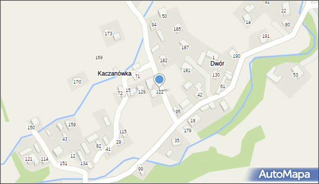 Kokuszka, Kokuszka, 122, mapa Kokuszka