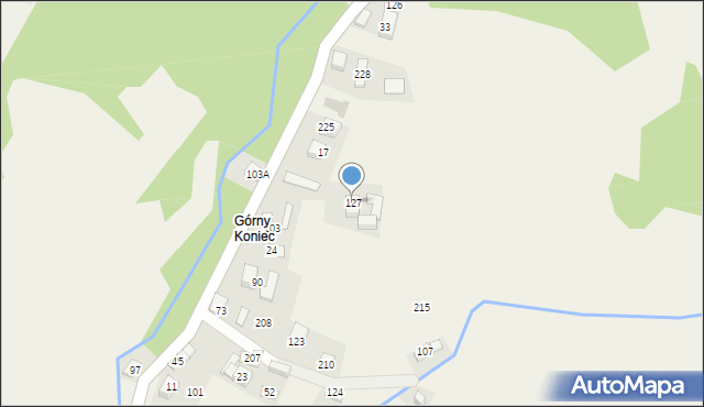 Kokuszka, Kokuszka, 127, mapa Kokuszka