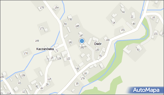 Kokuszka, Kokuszka, 181, mapa Kokuszka