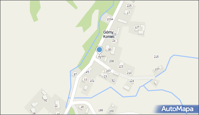 Kokuszka, Kokuszka, 73, mapa Kokuszka